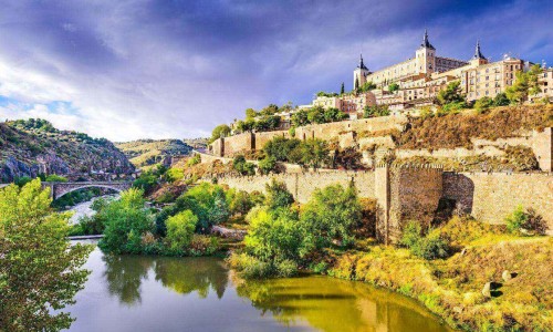 View of Toledo in Spain.